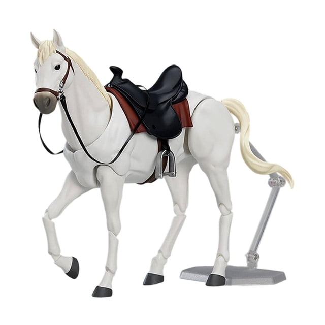 Figura de caballo modelo juguete educativo muñeca juguetes regalos colección de adornos realistas blanco