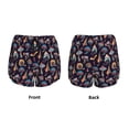 thumbnail image 5 of Lsque Mushroom Doodle Printed Women's Running Shorts with Liner Pockets,Elastic Quick Dry Workout Athletic Gym Yoga Shorts,Womens High Waist Shorts-Large, 5 of 9