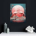 thumbnail image 4 of JRXY Love Birds with Full Moon Canvas Print Wall Art Landscape Painting for Home Decor Christmas Gift 12x16 in, 4 of 4