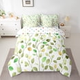 thumbnail image 2 of Ensemble de Literie Boho à Fleurs 7 Pcs Chic pour Enfants, Plantes Botaniques Tropicales Ensemble de Couette Format Grand Jaune Vert Feuilles Ensembles de Literie Couette, Ensemble de Lit Rustique de Style Ferme, 2 of 6