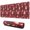 Red Christmas Tree, variant on Long Mouse Pads for Desk,Teal Christmas Snowflake Pattern Desk Mats on Top Of Desks, Desk Mouse Pad Extra Large with 3mm Non-Slip Base and Stitched Edge for Gaming,Office,Work,Home 31.5x11.8in