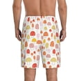 thumbnail image 3 of Naloa Cute Cartoon Mushrooms Men's Short Pajama Pants, Lounge Comfort Shorts with Elasticized Waistband and Side Pockets - 4X-Large, 3 of 9