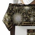 thumbnail image 3 of Happy Birthday Tablecloth Rectangle Table Cloth 60x84 , Waterproof Tablecloth Outdoor Table Cloth, Luxurious Black Golden Cake Fireworks Washable Table Cover for Kitchen Dining Party, 3 of 8