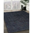 thumbnail image 3 of Ahgly Company Machine Washable Indoor Round Abstract Dark Slate Gray Green Area Rugs, 6' Round, 3 of 7