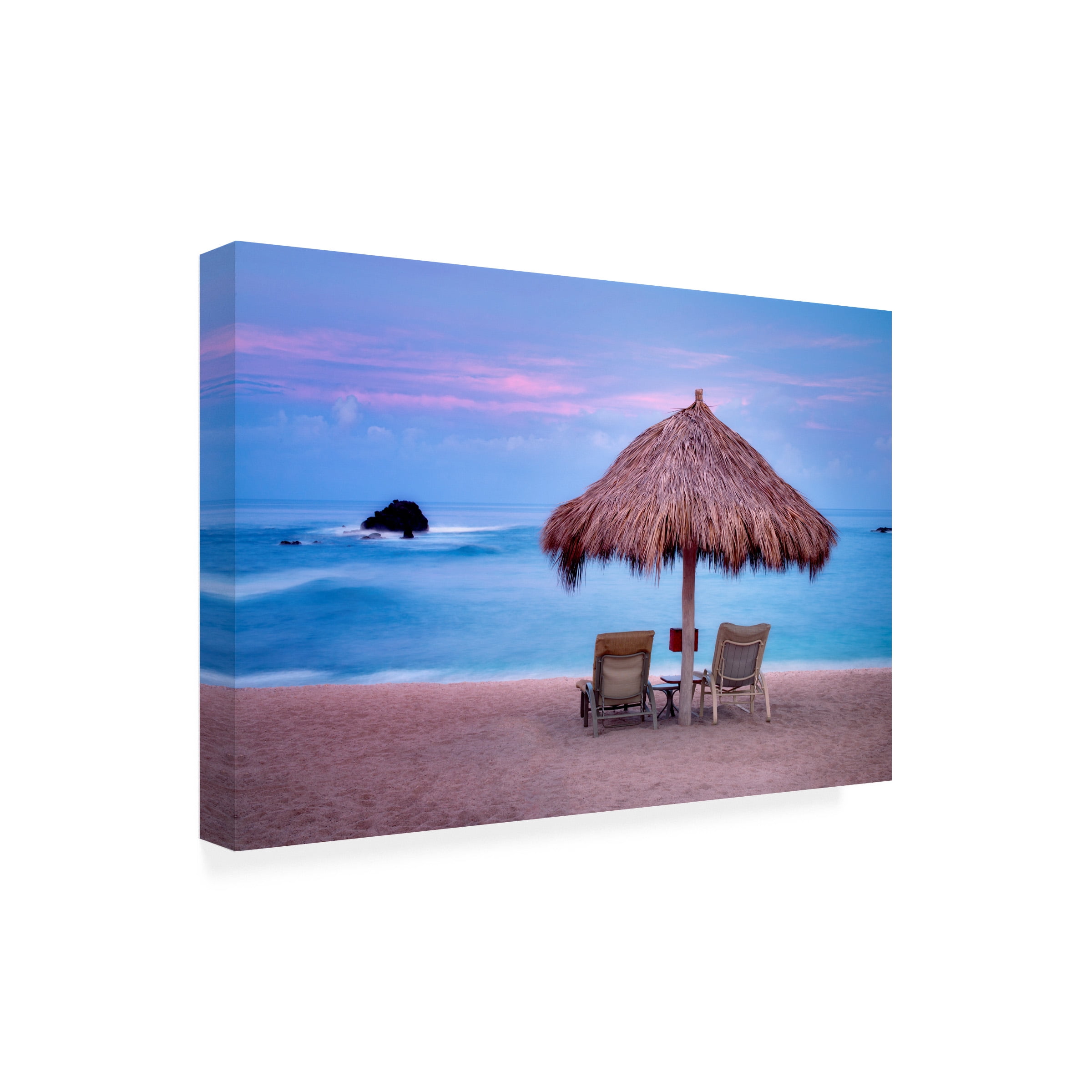 Dennis Frates 'Beach Chair 7' Canvas Art