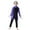 Purple, variant on Fozruso Full Coverage Swimwear For Girls Long Sleeve UPF 50 Sun Burkini Swimsuit With Skirt 2 Piece Bikini Swimsuit Sizes 2-3 Years