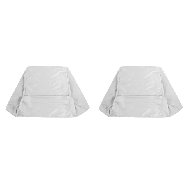 2X Cubierta de Asiento de , Cubierta de Asiento de Silla de Banco de Capitán de Pontón Impermeable Al Aire Libre, Fundas Protectoras de Silla