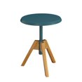 thumbnail image 2 of Table de bout Lumina d'ACME, bleu sarcelle et bois naturel, 2 of 2