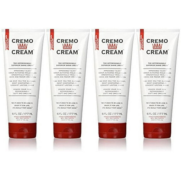 Cremo Original Shave Cream, Astonishingly Superior Smooth Shaving Cream Fights Nicks, Cuts And Razor Burn, 6 Ounces