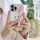 thumbnail image 3 of Casing iPhone 13 12 11 Pro Xs Max Xs X Xr 7 8 6 6s Plus Clear Rainbow Smiley Case With Rainbow Chian Phone Case Silicone Black Cover, 3 of 4