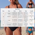 thumbnail image 3 of Traje de baño tankini para mujer, de color liso, a juego, con bolsillo, bañador deportivo tipo tanga, traje de baño dividido, traje de baño de dos piezas para mujer, trajes de baño tankini para mujer,, 3 of 5