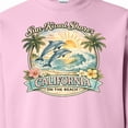 thumbnail image 3 of Inktastic California Beach Sun-kissed Shores Dolphins Preppy Adult Sweatshirt, 3 of 4