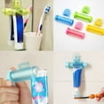 thumbnail image 2 of relayinert Toothpaste Tube Dispenser Sucker Reusable Cosmetic Rolling Squeezer Household Bathroom Squeezing Accessories Random Color 1Set, 2 of 6