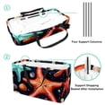 thumbnail image 4 of Starfish Large Capacity Reusable Foldable Laundry Bag & Picnic Basket Combo - Oxford Cloth Multipurpose Picnic Baskets, 4 of 7