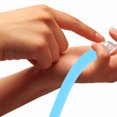 thumbnail image 2 of FUTUREORYY Black Wristbands Silicone Light Blue Durable Group Game Playing 1Pcs, 2 of 7