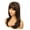 Brown, variant on INTSUPERMAI 21.6" Long Wine Red Hair Wigs High Temperature Fiber Wig With Bangs for Women