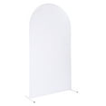 thumbnail image 5 of White Wedding Arch With Cloth Cover, Balloon Arch Frame Kit for Wedding, Wedding Backdrop Stand 3.94*1.64*7.22ft, 5 of 23