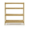 thumbnail image 5 of Camaflexi Mid Century Modern Wooden Bookshelf 3 Tier Open Shelving Unit, Oak 100% Solid Wood, 5 of 10