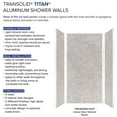 thumbnail image 3 of Transolid TWK483696-KI34T Titan 96" High X 48" Wide X 36" Deep Textured Concrete Shower, 3 of 7