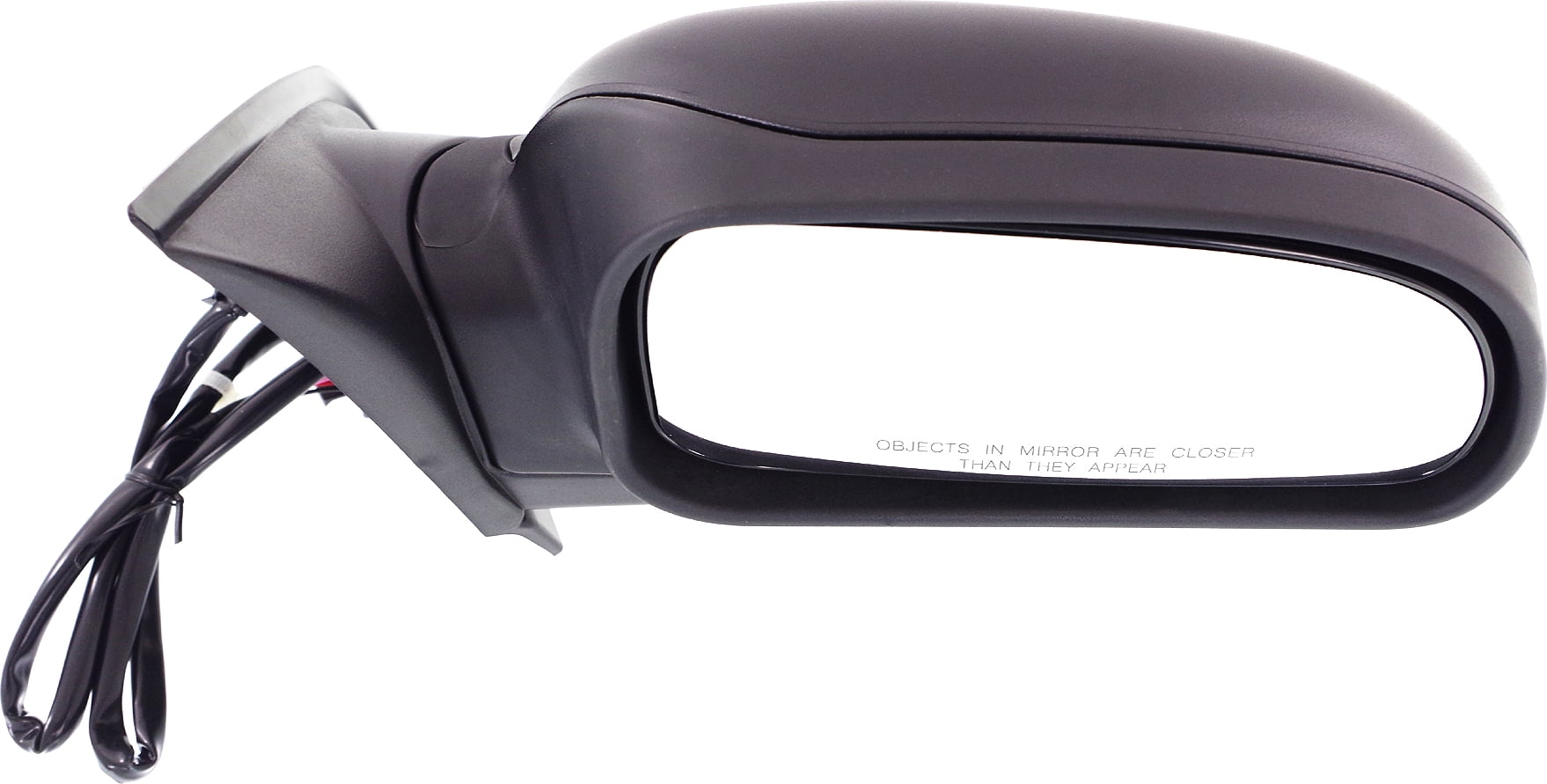 Mirror Compatible With 2002-2009 Chevrolet Trailblazer Gmc Envoy Right Passenger Side Heated Textured Black Kool-Vue