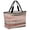 Coral, Rose, Beige, variant on Teal Ombre Beach Bag for Women, Large Breathable Mesh Beach Tote Bag, Vintage Shabby Turquoise Abstract Art Sandproof Lightweight Travel Bags for Vacation Picnic Swimming Pool 15.7"x15.7"x9.1"