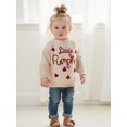 thumbnail image 6 of Baby Boy Girl Halloween Oversized Knit Sweater Letter Pumpkin Chunky Long Sleeve Pullover Sweater Shirts Warm Fall Winter Tops Clothes, 6 of 8