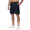 thumbnail image 4 of Men's Hiking Cargo Shorts Outdoor Travel Shorts for Men with Multi Pocket for Fishing Camping Casual Golf Navy 36, 4 of 8