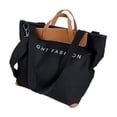 thumbnail image 1 of Bolso portátil grande, bolso de lona de gran capacidad, bolso de mano retro para mujer, bolso de viaje, 1 of 4
