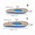 thumbnail image 6 of Silicone Gel Insoles Heel Cushion for Feet Soles Relieve Foot Pain Protectors Spur Support Shoes Pad Feet Care Inserts Massager, 6 of 6