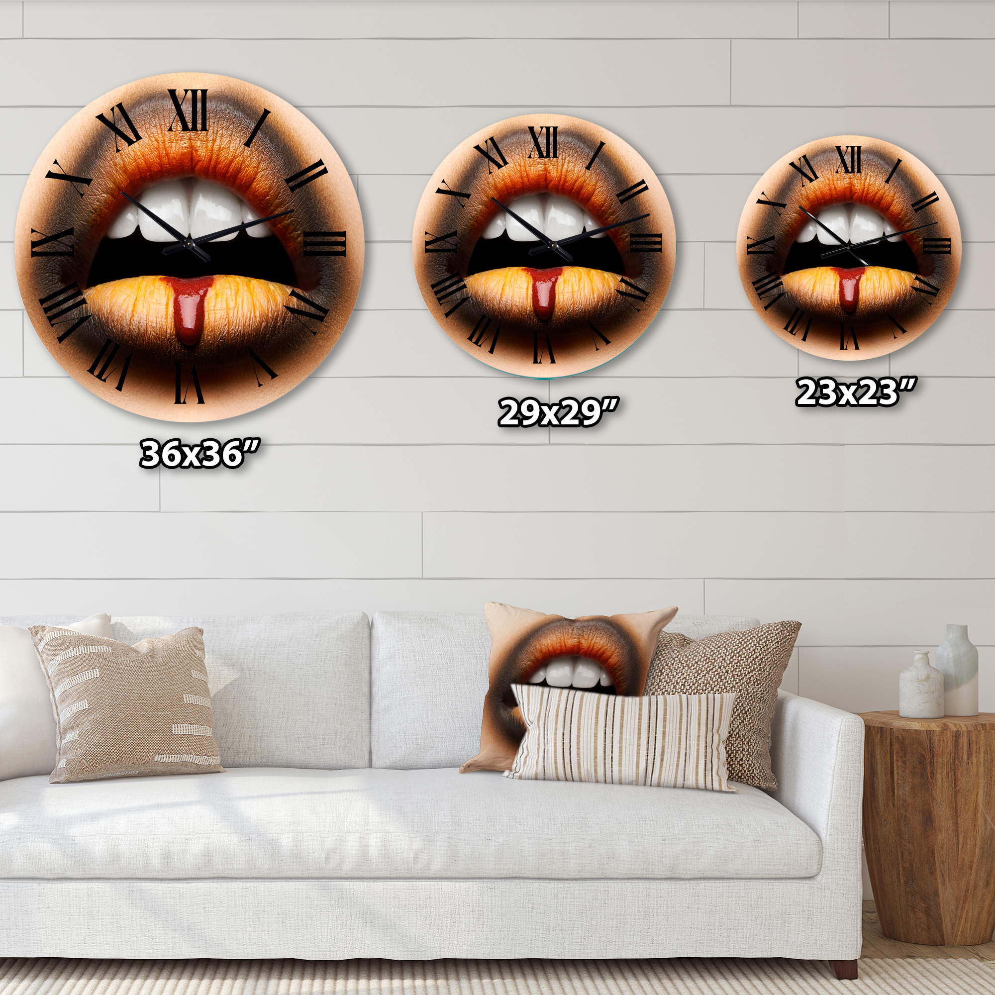 Designart 1 in Quartz Modern/Contemporary Wall Clock