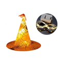 thumbnail image 4 of Uutvmp Halloween Decorations Witch Hat, Upgraded 8 Pcs Hanging Lighted Glowing Witch Hat Decorations, Lights String with 8 Lighting Modes, Halloween Party Indoor Outdoor Yard Tree Decorations, 4 of 8