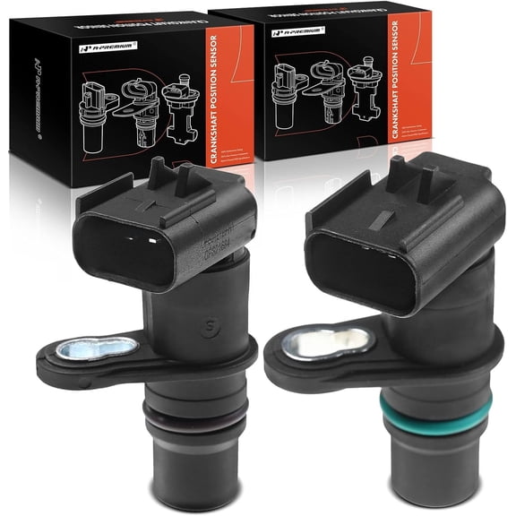 A-Premium 2-PC Engine Camshaft Crankshaft Position Sensor Compatible with Dodge Ram 2500 2003-2010, Ram 3500 2002-2006/2008-2010, Ram 4500 2008-2010, Ram 5500 2008-2010 & Ram 2500, 3500, 4500, 5500