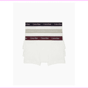 Calvin Klein Men's NB4002-134 Cotton Classic Fit 3-Pack Trunk Size M