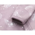 thumbnail image 2 of Owlivia Organic Cotton Baby Boy Girl Zip Front Sleep 'N Play, Footed Sleeper, Long Sleeve(0-3Months, Mauve Feather), 2 of 2