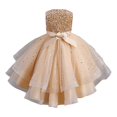 thumbnail image 6 of Flower Girl Dresses for Girls 7-16 Little Girls Dresses Linen Ruffle Sleeveless Casual Dress Kids Summer Beach Clothes Sundress with Ruffled Hem, 6 of 6