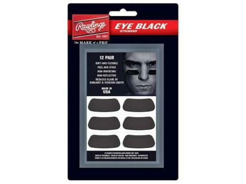 72 Pairs Eye Black Strips Sports Black Eye Stickers Breathable Eye
