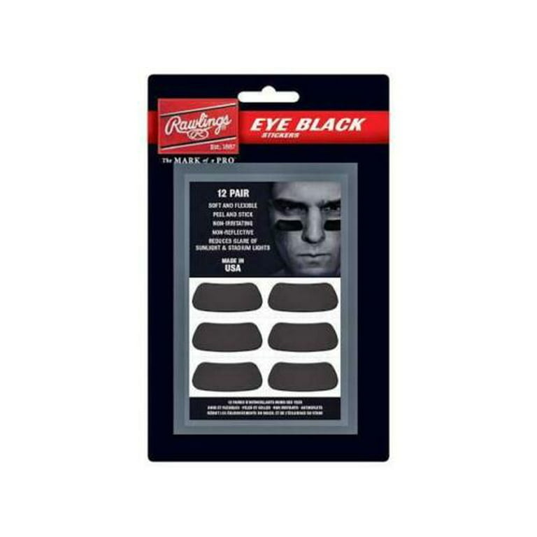 Rawlings Eye Black Adhesive Stickers 12-Pack - Pink