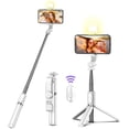 thumbnail image 1 of gallfeel Extendable Selfie Stick Tripod with LED Ring Light and Detachable Remote, 1 of 2