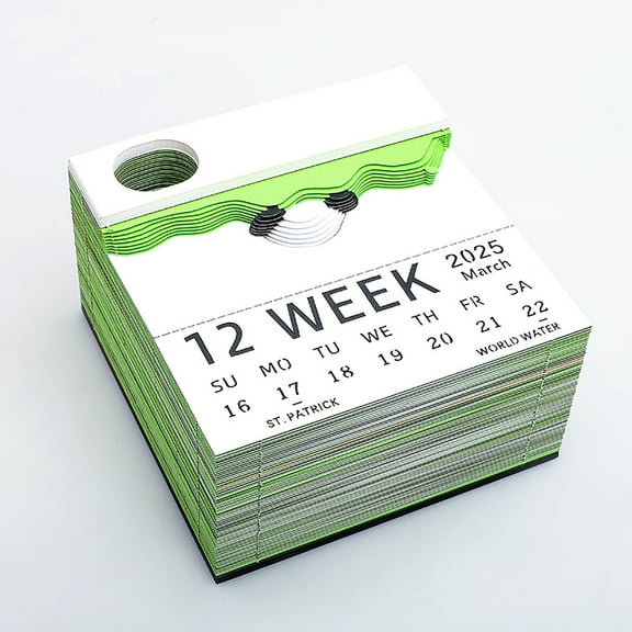 NAMTYQX 2025 Desk Calendar with Daily Pages Stay Organized with a Funny Calendar 2025 for Office or Home Use