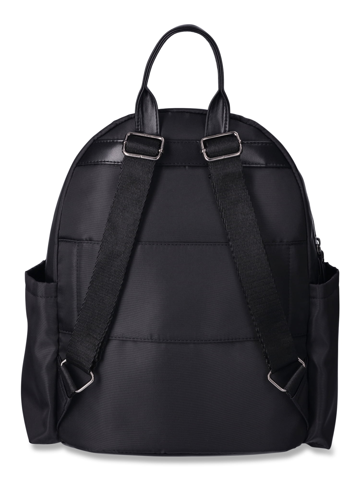 Time and Tru Women's Skyler Nylon 14" Backpack, Black
