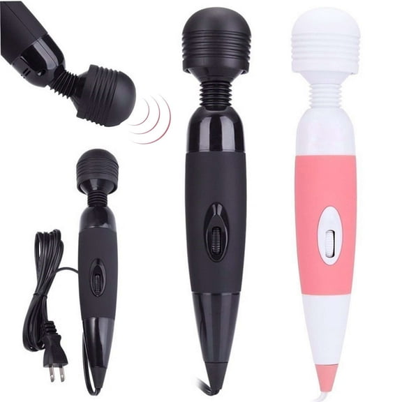 Gustave Multi-speed Handheld Wand Massager with Strong Vibrations, Personal Therapy Massager for Sports Recovery, Muscle Aches, Body Pain "Pink"