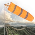 thumbnail image 1 of Windsock Wind Measurement Sock Bag with Reflective Belt 31.5in Orange, for Meteorology, Chemical Engineering, 1 of 8