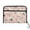 Small White and Pink Flowers, variant on Accordion File Organizer with Zip Closure 13 Pockets Expanding File Folder Letter A4 Paper Document Organizer for Home Office Small White and Pink Flowers