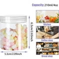 thumbnail image 2 of 20Pcs Round Refillable Plastic Jars with Lids,4oz Clear Cosmetic Container Jars,Wide-mouth Storage Containers,Plastic Slime Jars for Dry Food Seasoning Honey Cosmetics Lotions Butters Slime Storage, 2 of 5