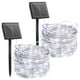 thumbnail image 1 of Cadena de luces solares Brightown para exteriores, 2 x 10 m, 100 LED, color blanco, 1 of 8