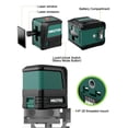 thumbnail image 4 of Nivel láser Nikotek Autonivelante Green Line con batería, 4 of 7