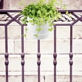 thumbnail image 2 of 2pcs Hanging Plant Pots for Balcony Fence Railing Flowerpot Set, 2 of 8