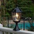thumbnail image 6 of Royal Bulb Solar Light - w/GS Solar Light Bulb - Pier Mount - Black, 6 of 10