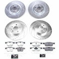 thumbnail image 3 of PowerStop Front and Rear Z36 Truck & Tow Carbon-Fiber Ceramic Brake Pad and Drilled and Slotted Rotor Kit Fits: JAGUAR Select Models K8108-36, 3 of 9