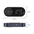 thumbnail image 5 of Bluetooth 5.2 FM Transmitter Receiver for Car, Stereo HiFi Sound Bluetooth Car Adapter Support Hands Free Calls, 5 of 5
